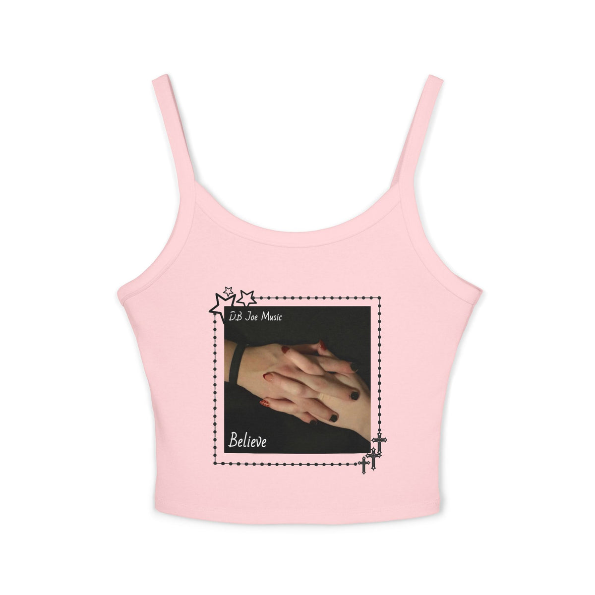D.B Joe Believe Womens Crop Top