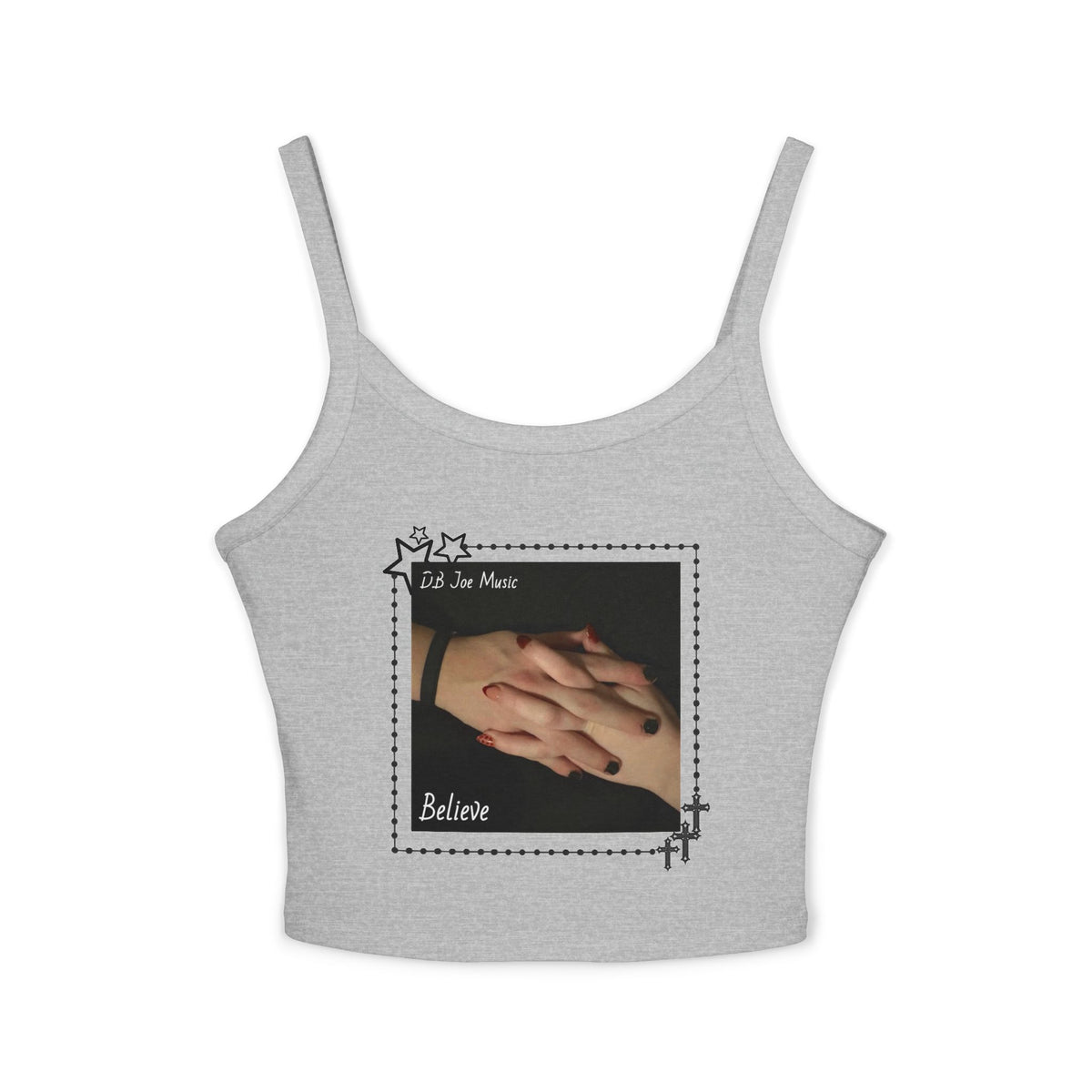 D.B Joe Believe Womens Crop Top
